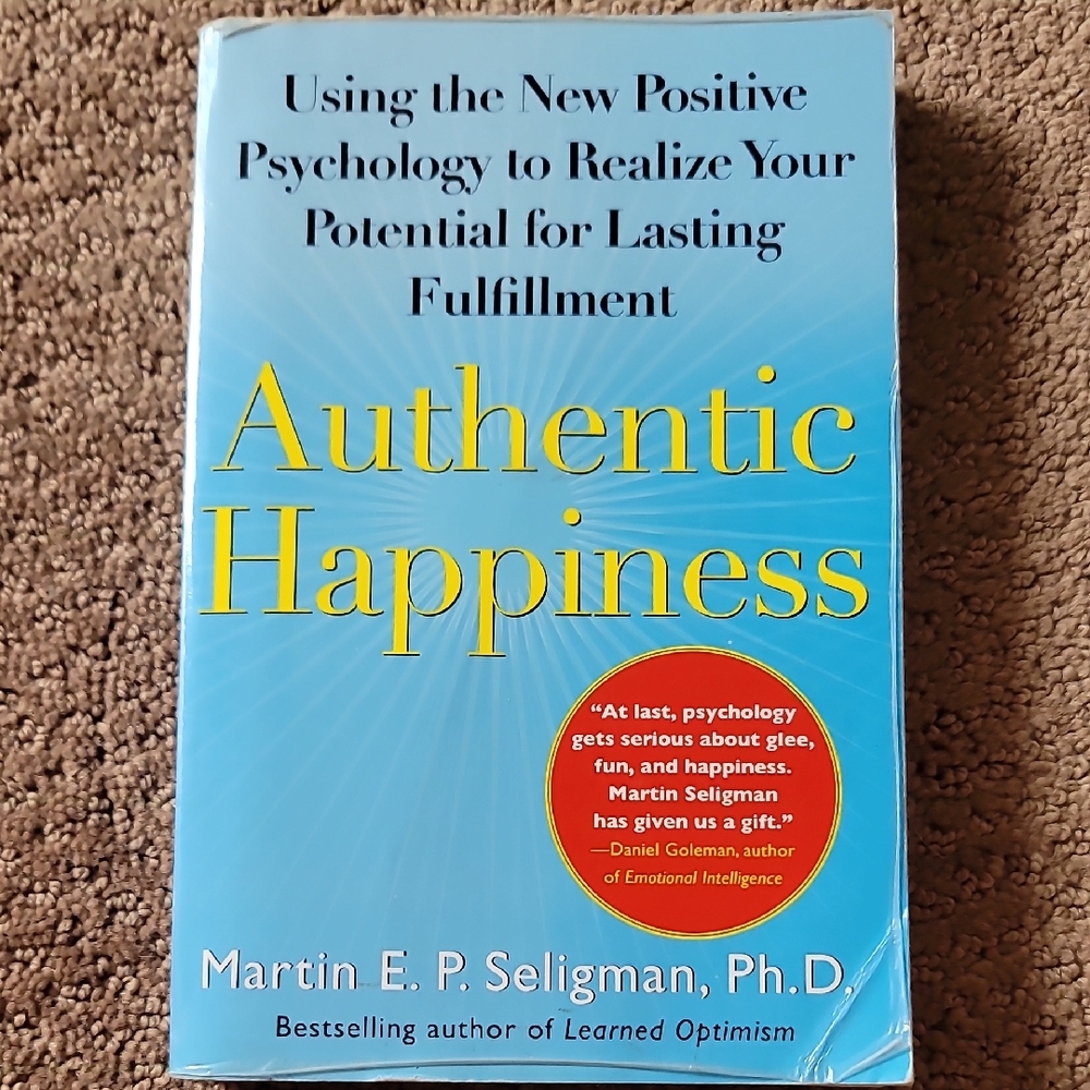 Authentic Happiness Book by Martin E.P. Seligman
